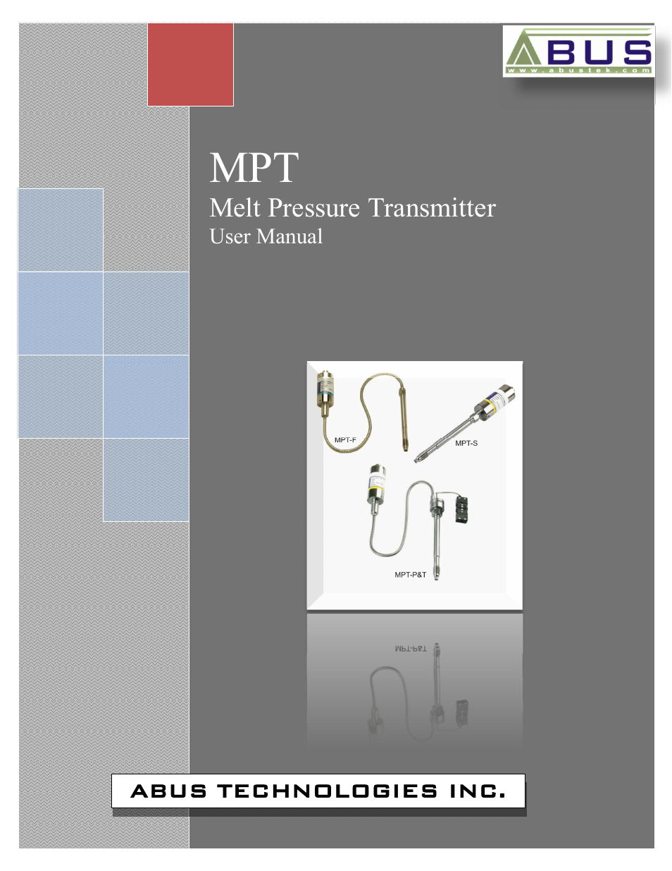 MPT Melt Pressure Transmitter
