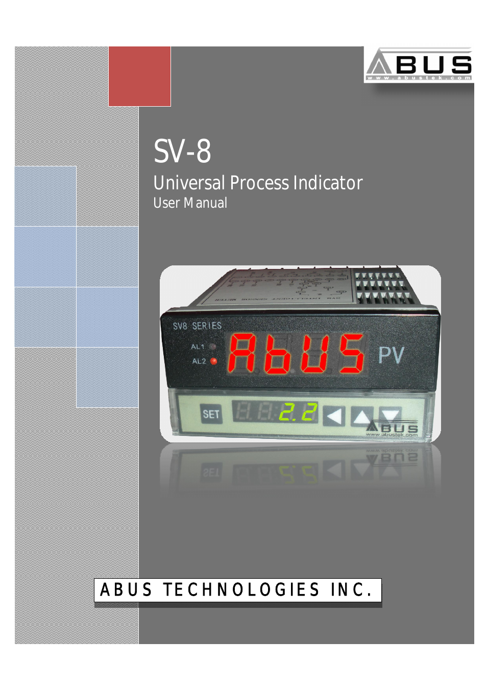 SV 8 Series Indicator / Controller