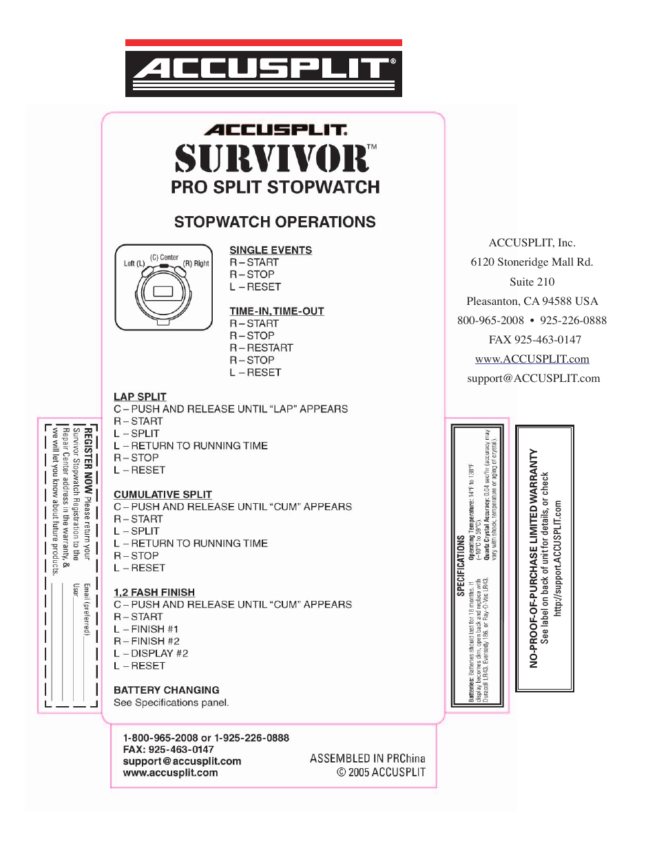 Survivor S3CL