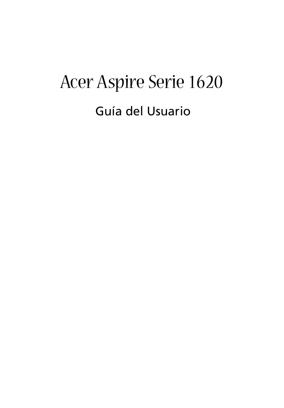 Aspire 1620