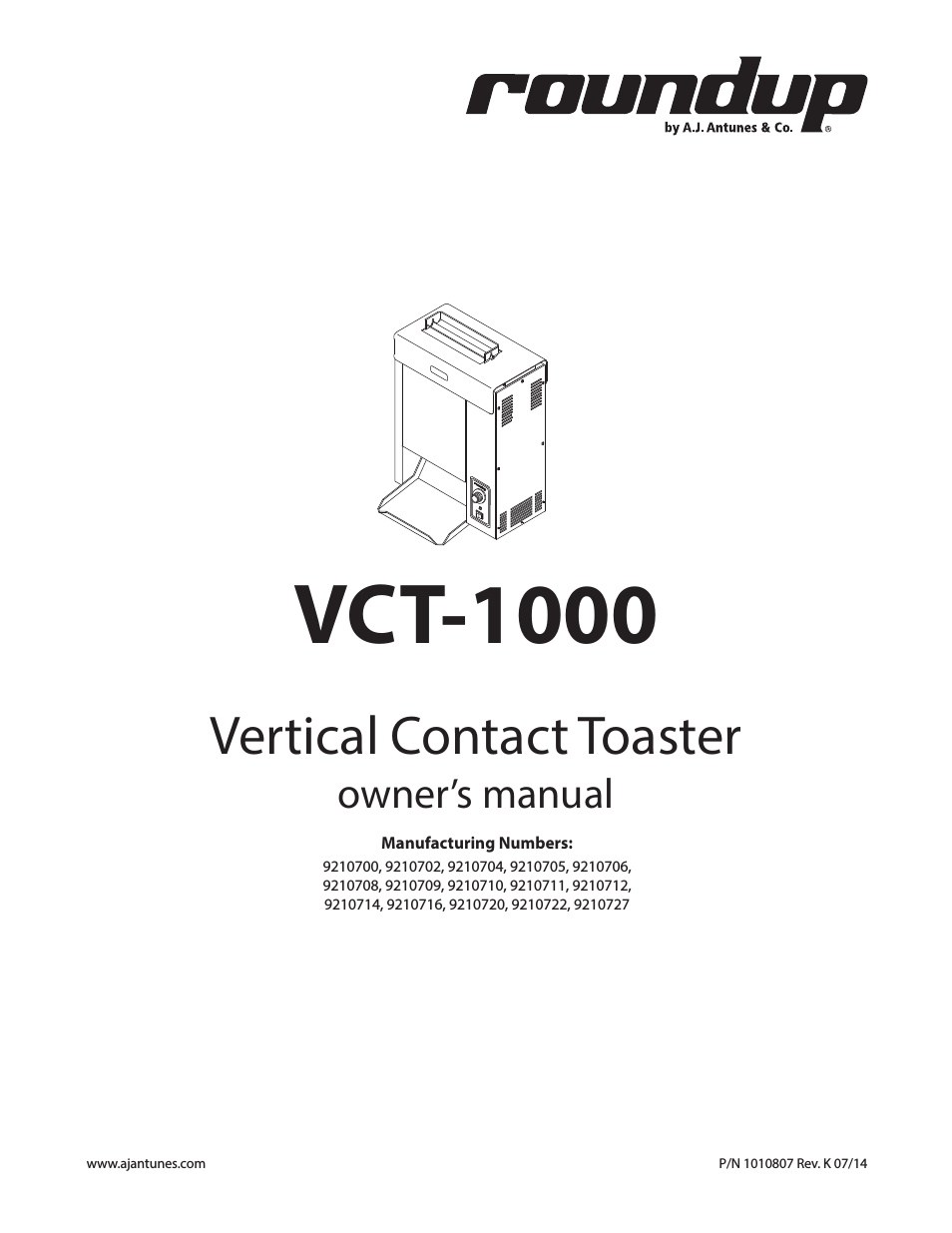 VCT-1000 9210702