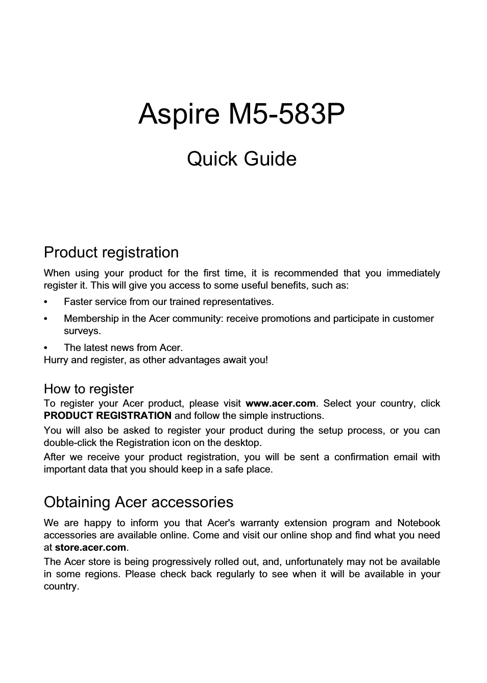 Aspire M5-583P