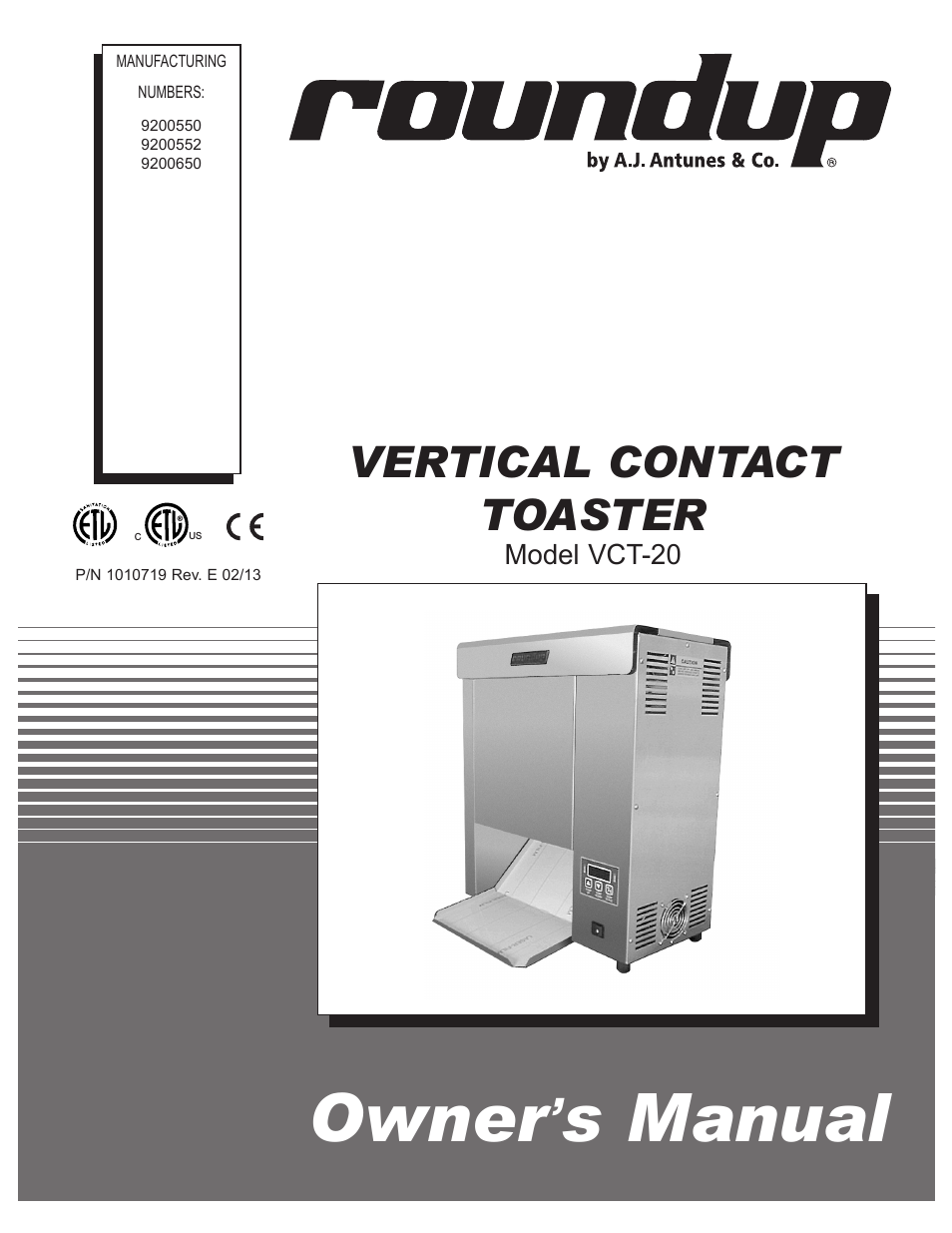 VCT-20 9200550