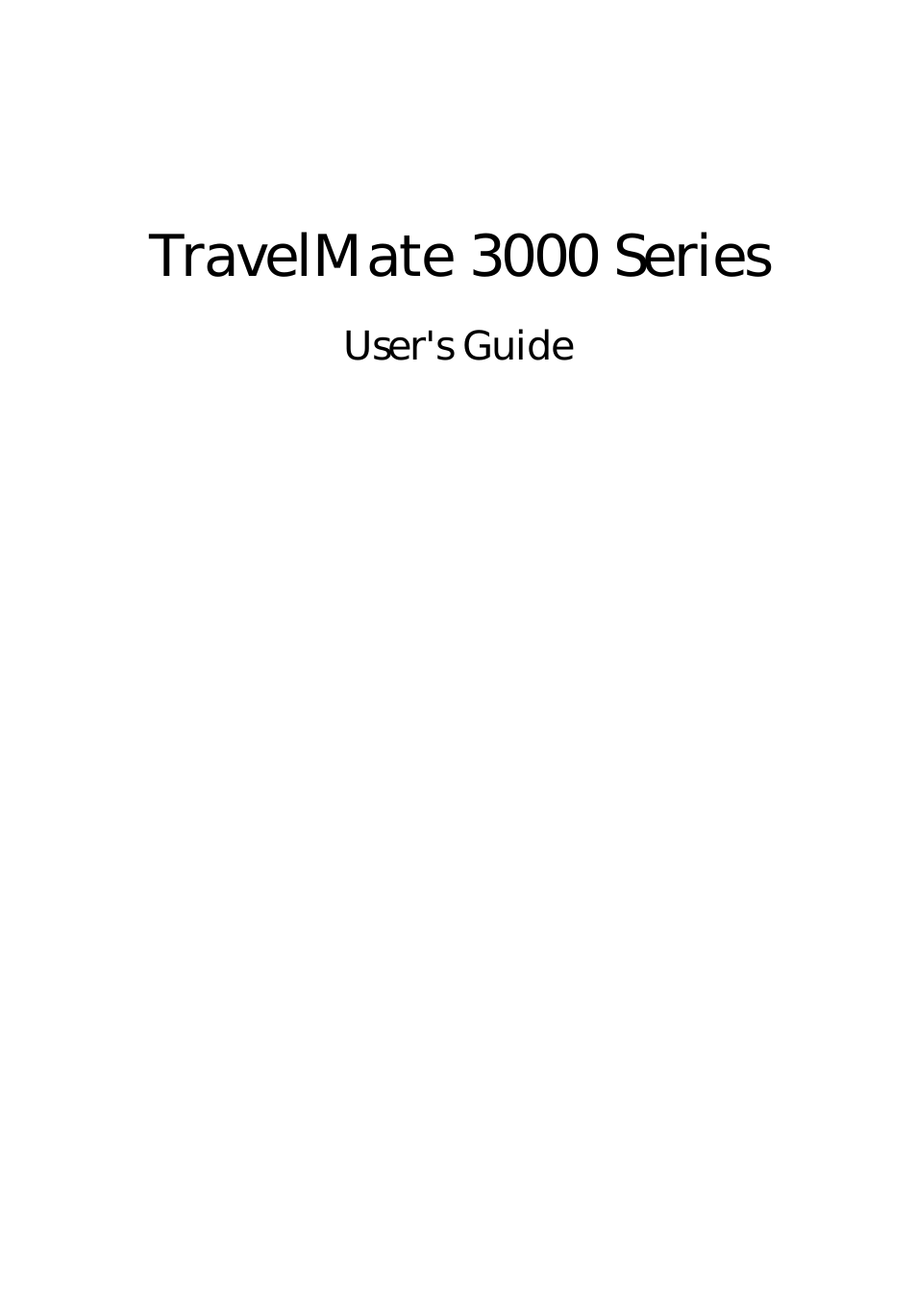 TravelMate 3000
