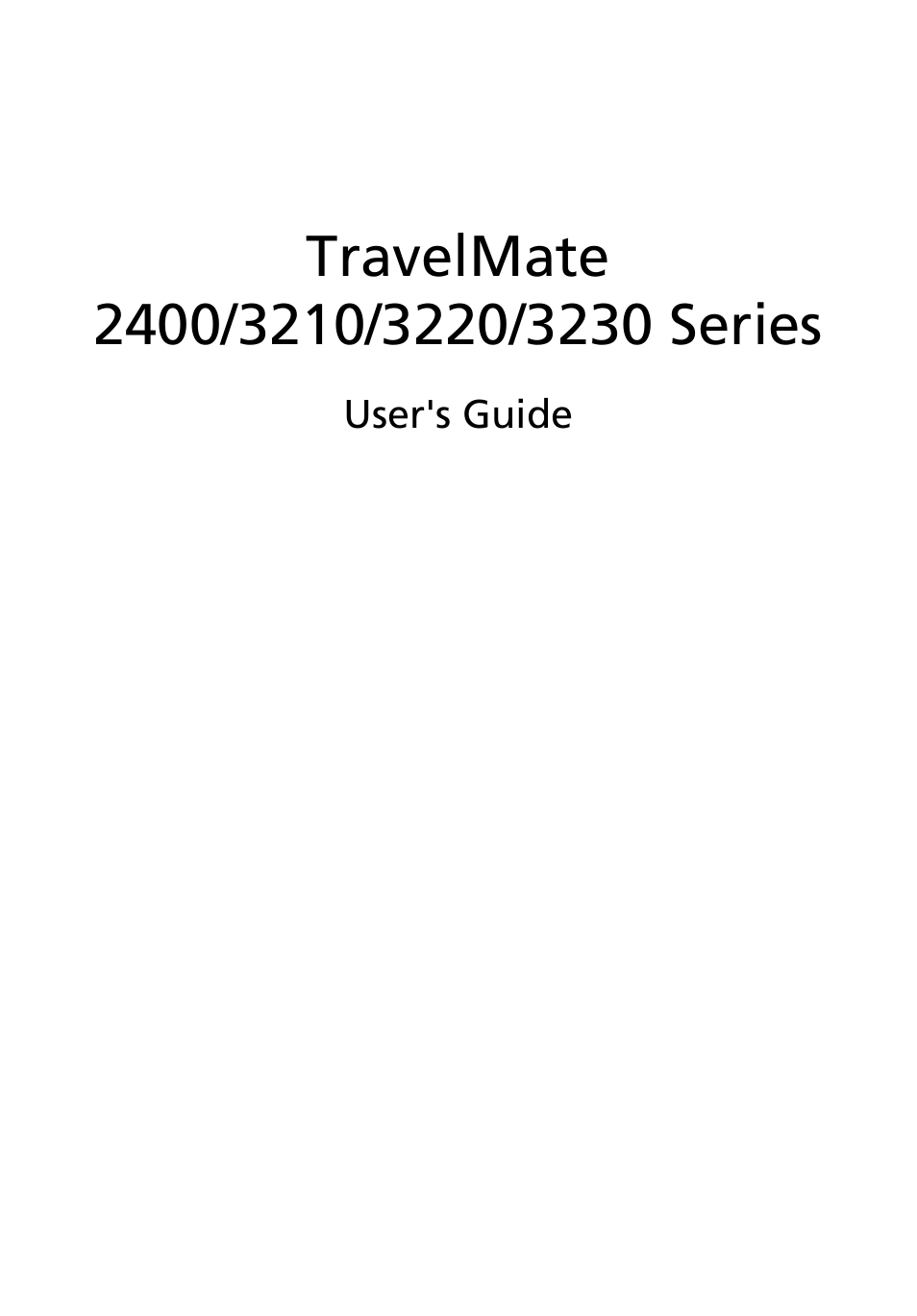 TravelMate 3230
