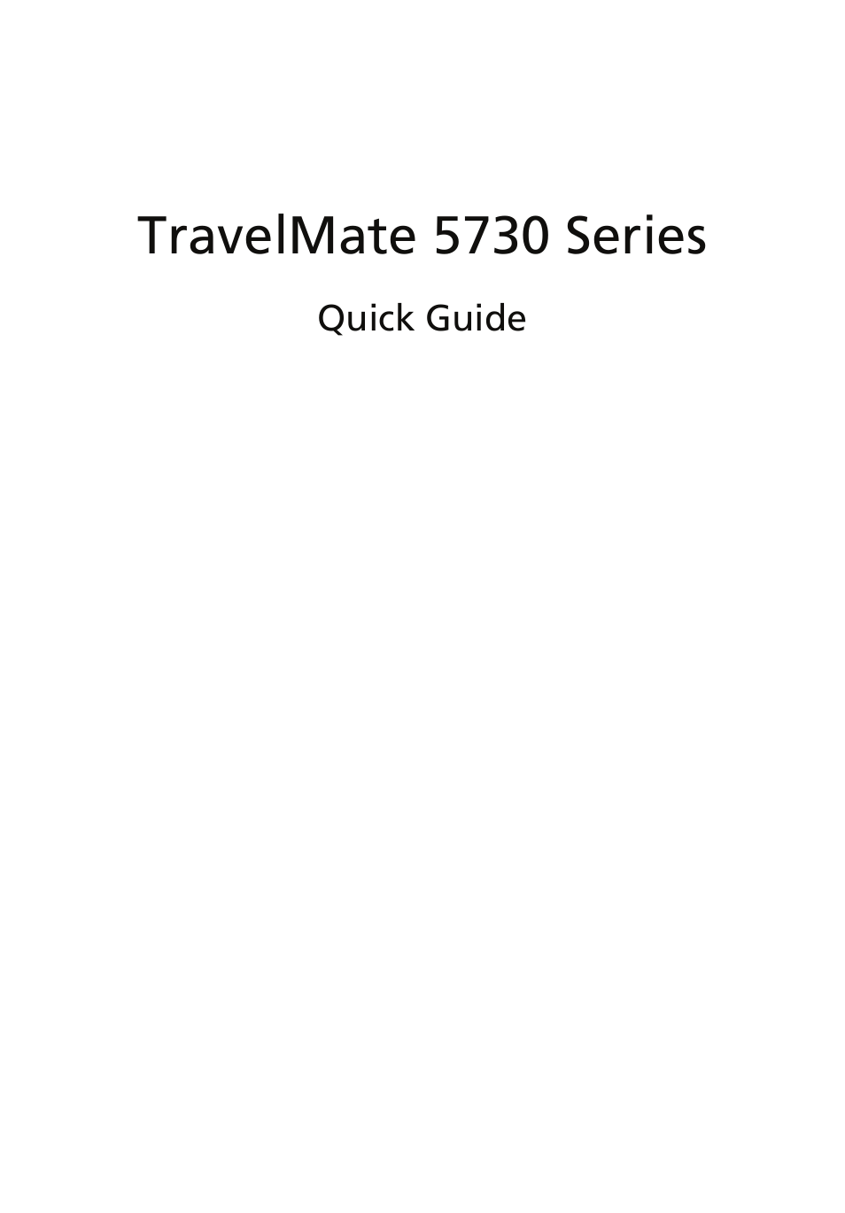 TravelMate 5730G