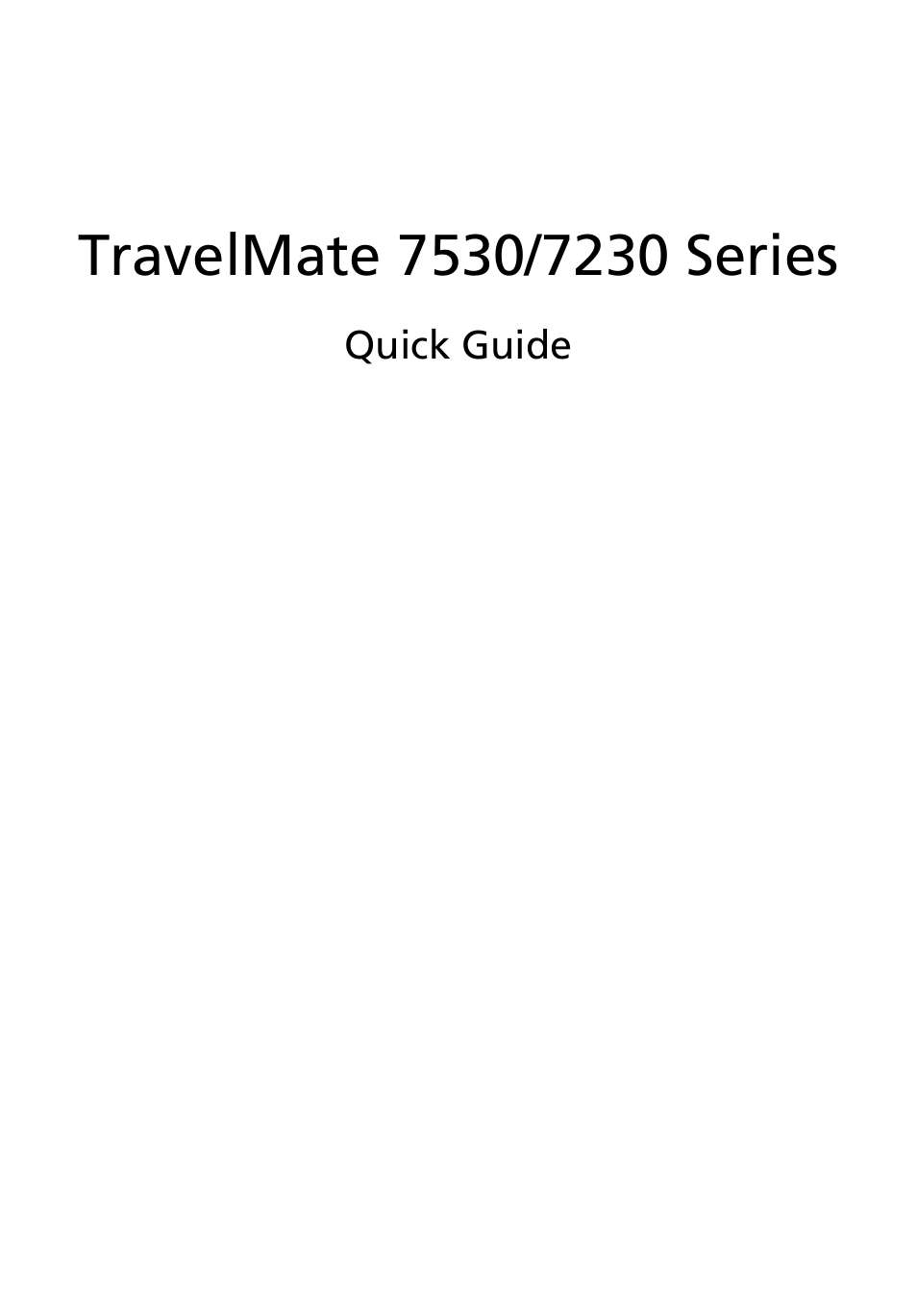 TravelMate 7530G