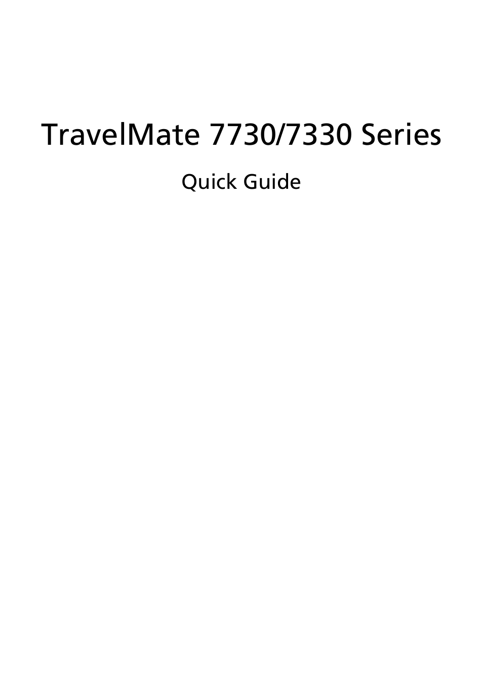 TravelMate 7730