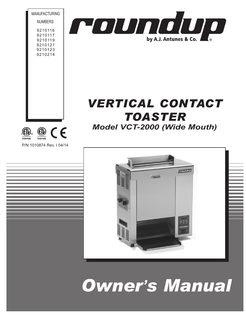VCT-2000 9210121