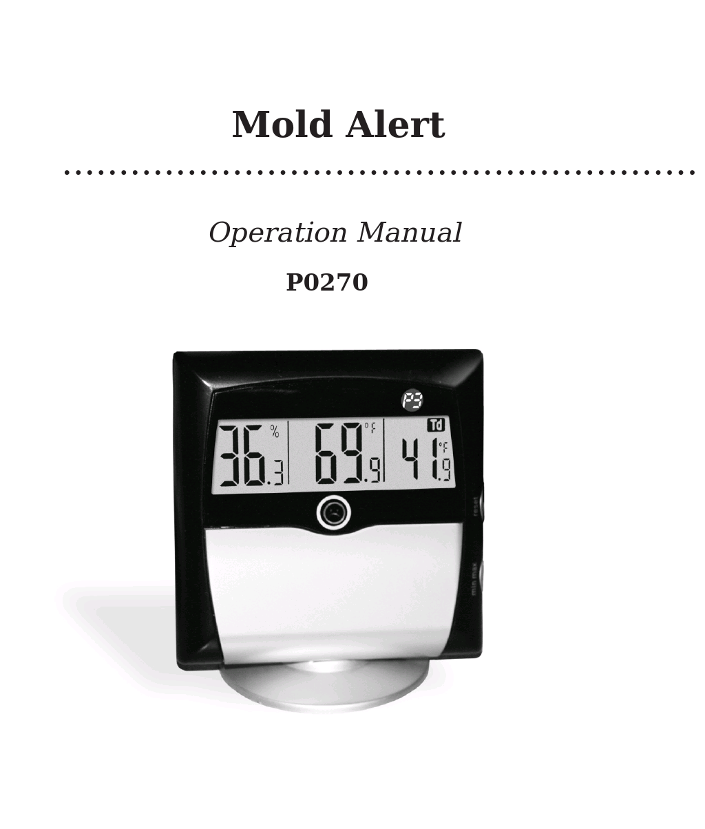Mold Alert P0270