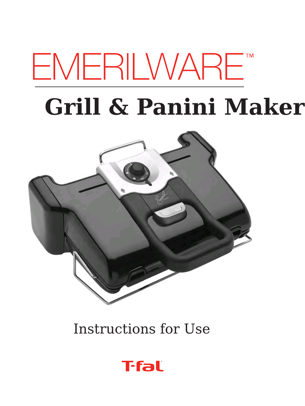 Emerilware Use Grill & Panini Maker