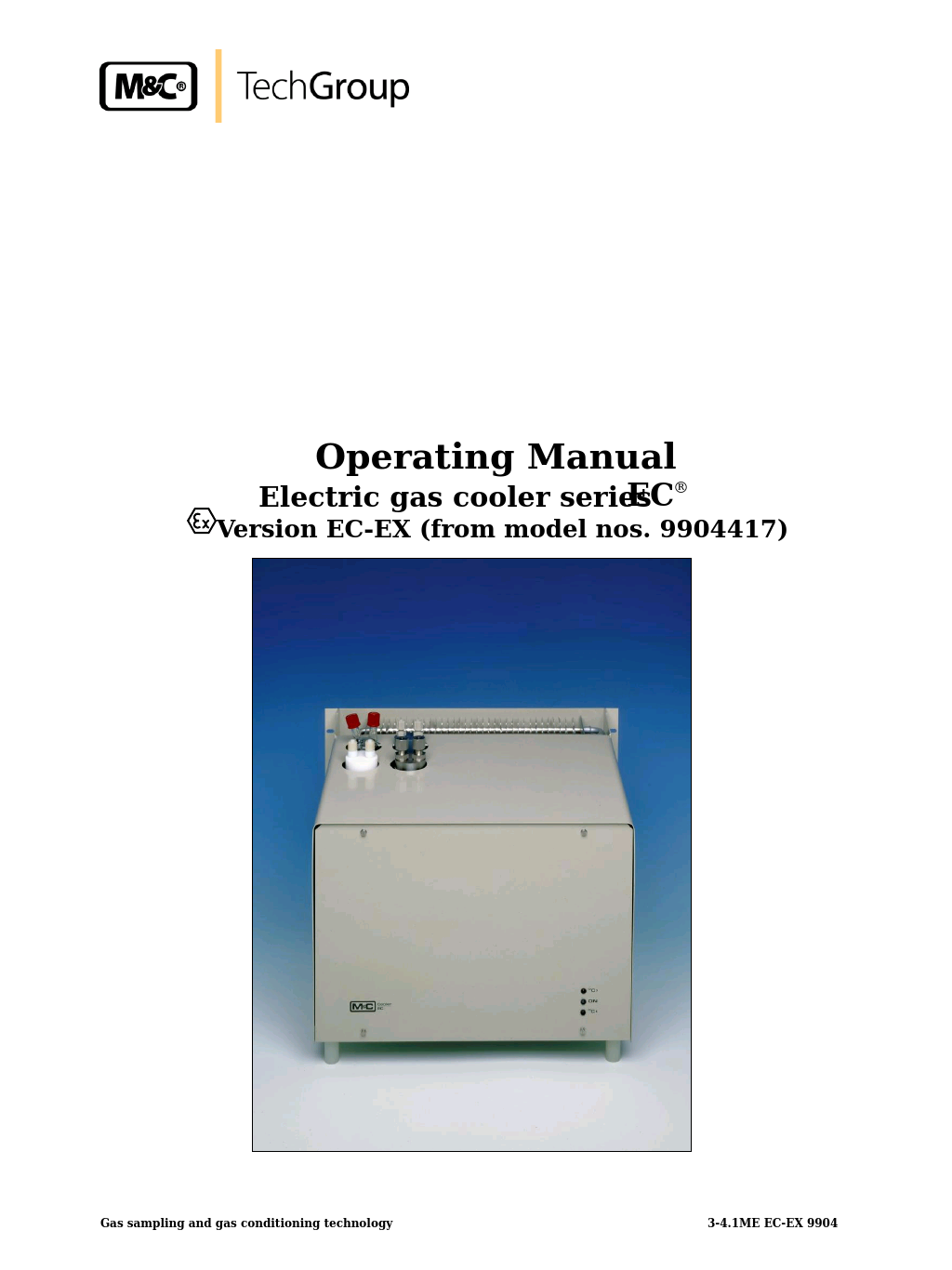 EC-EX Operator's manual