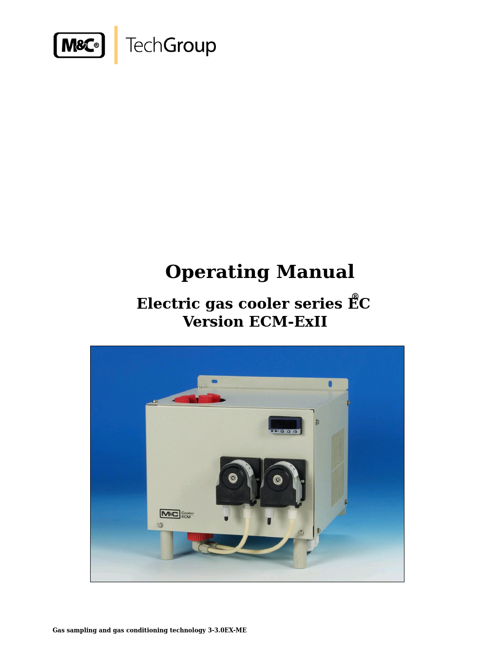 ECM-ExII Operator's manual