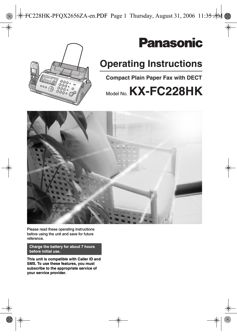KX-FC228HK