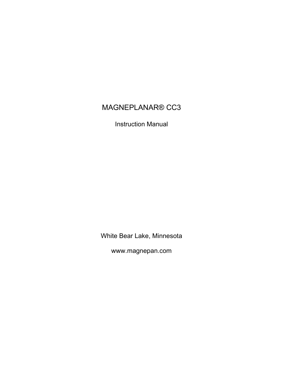 Magneplanar CC3
