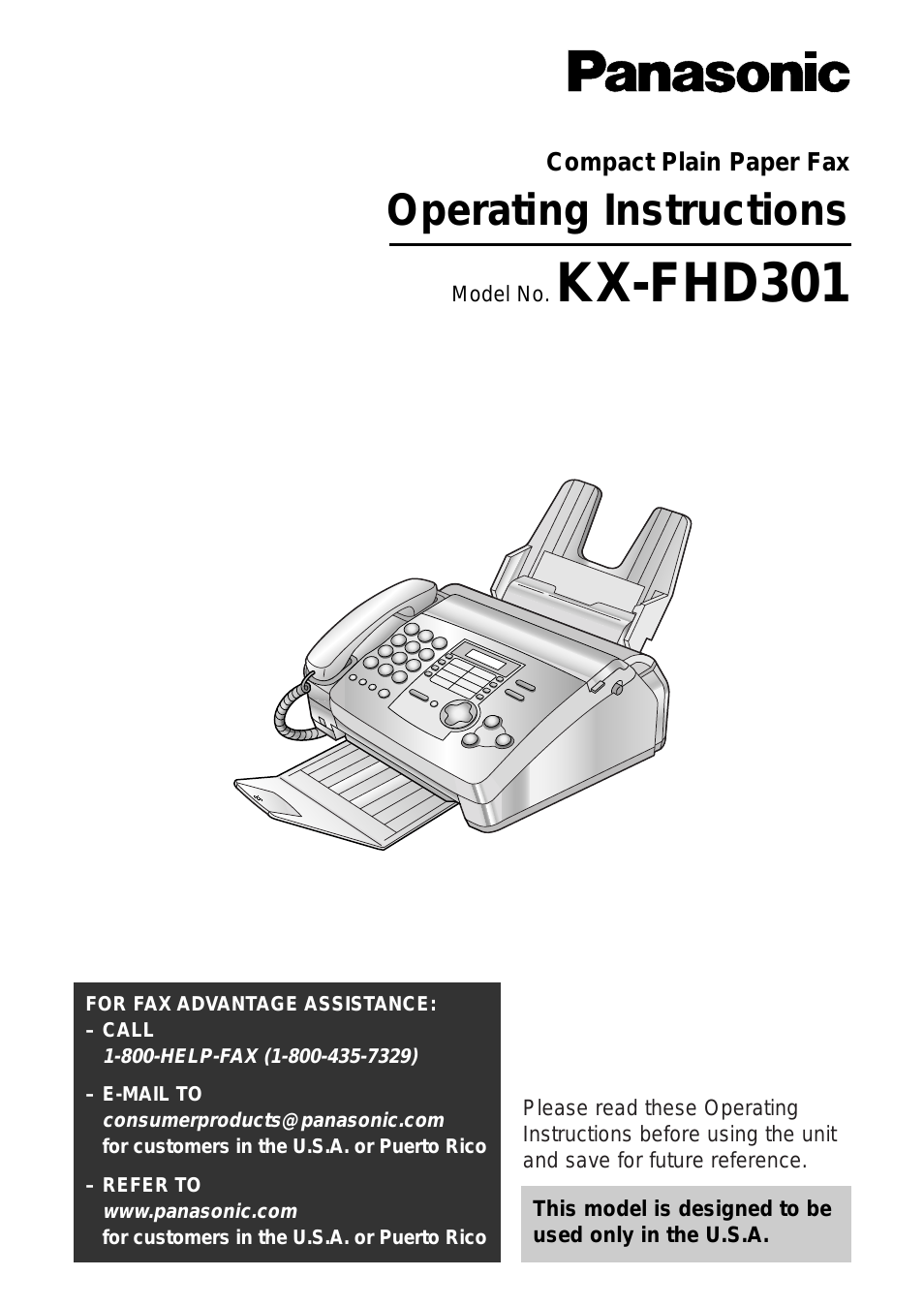 KX-FHD301