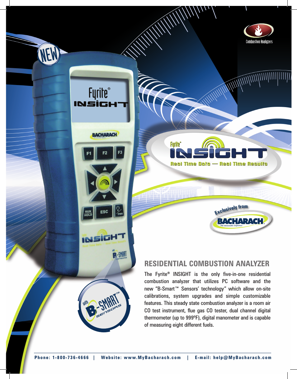 Fyrite Insight Residential Combustion Analyzer