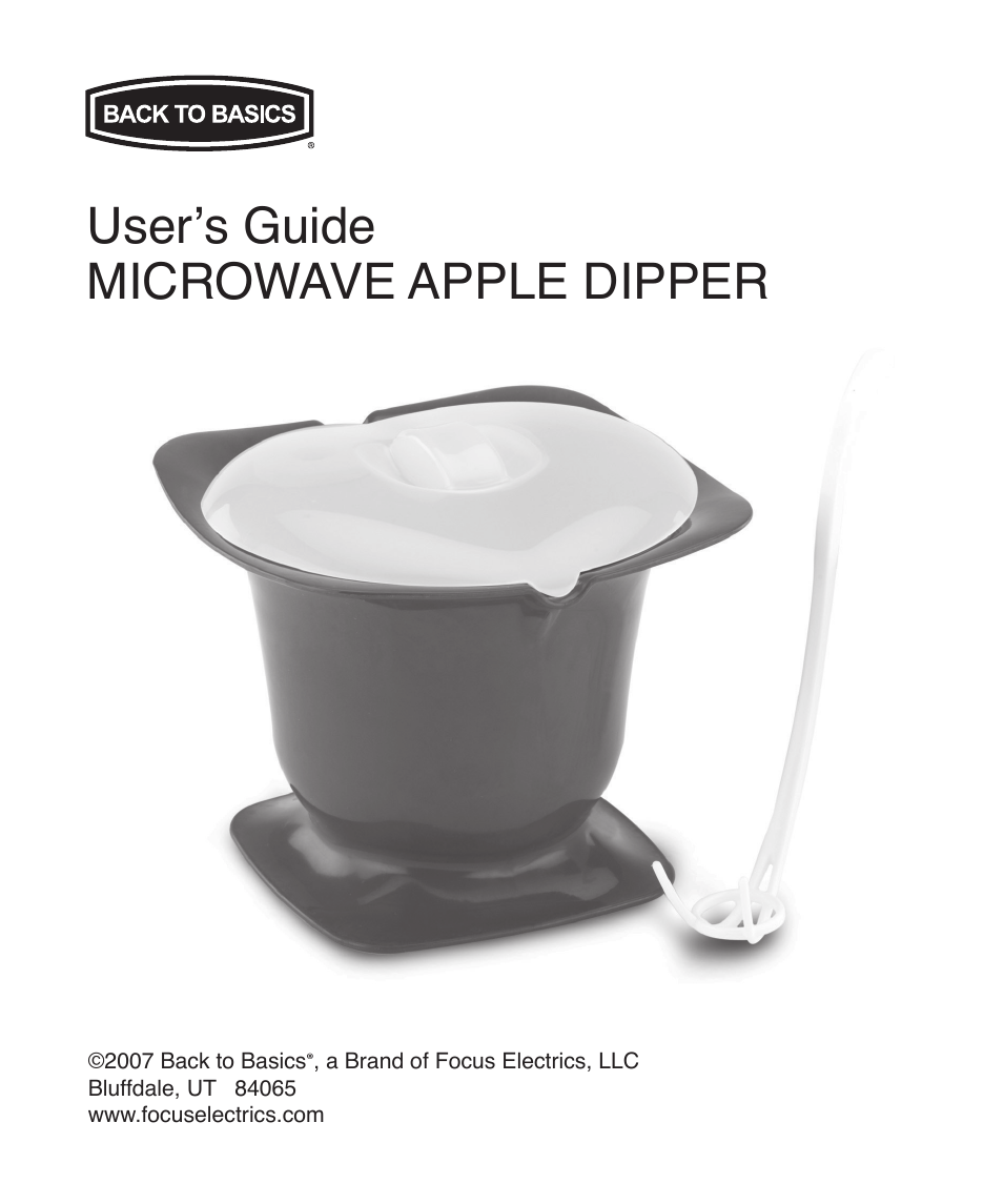 Microwave apple Dipper
