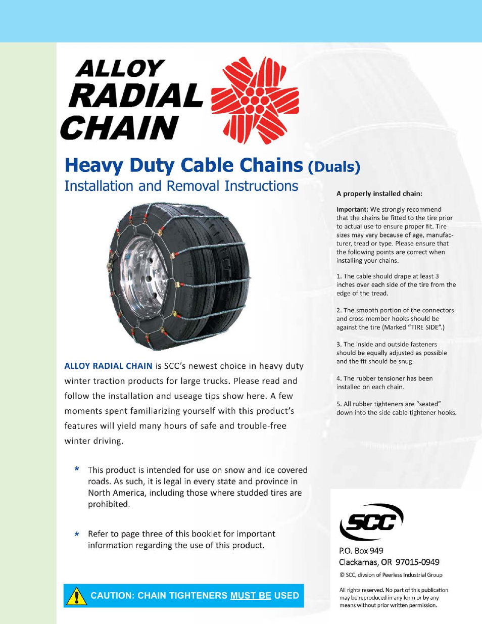 Alloy Radial Chain Dual