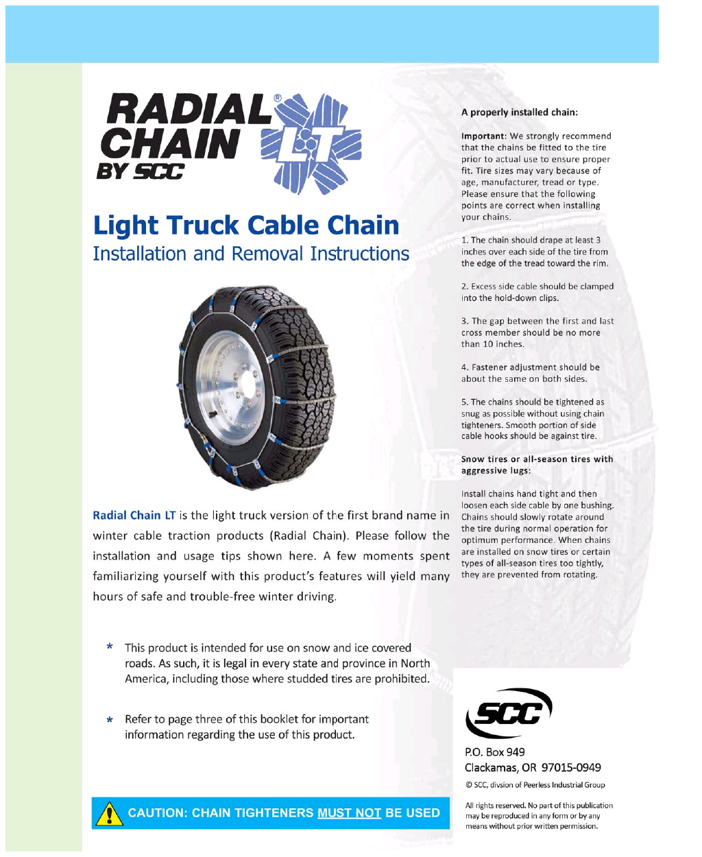 Radial Chain LT