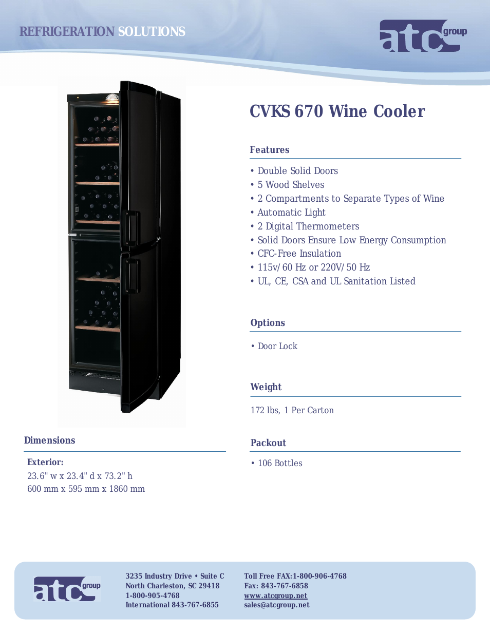 Wine Cooler CVKS670