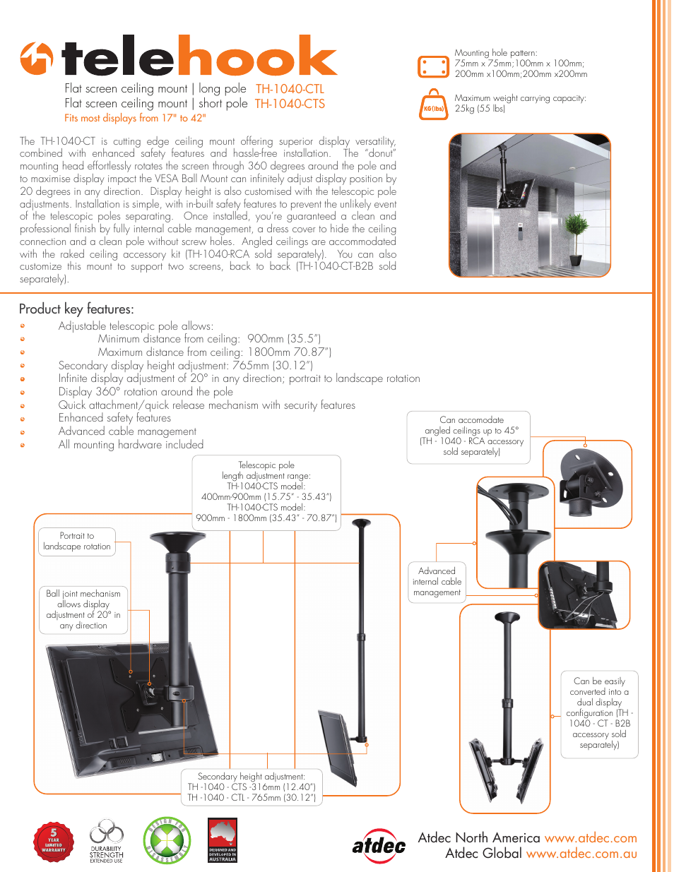 Telehook TH-1040-CTS product brochure