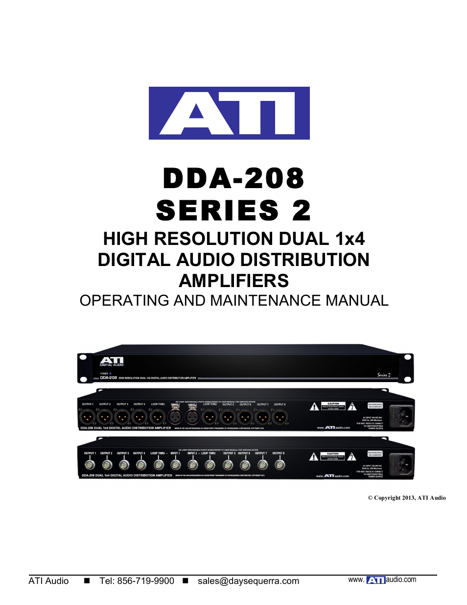 DDA208-XLR