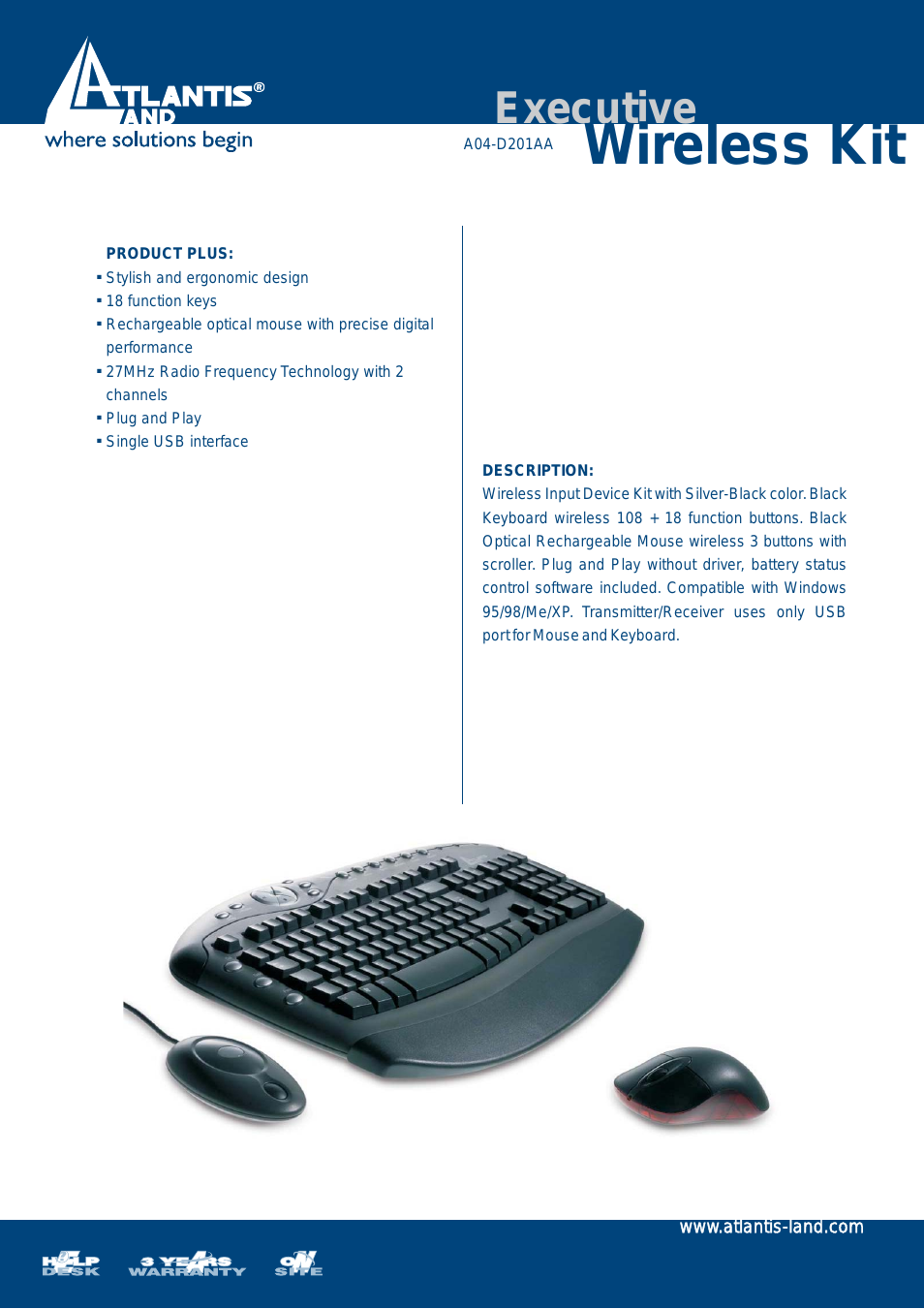 Executive Wireless Kit A04-D201AA