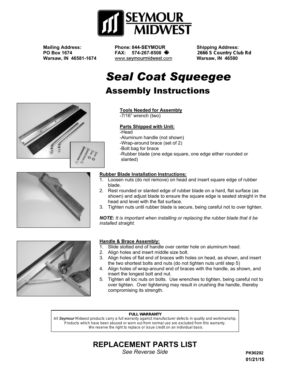 Seal Coat Squeegee(PK90292)