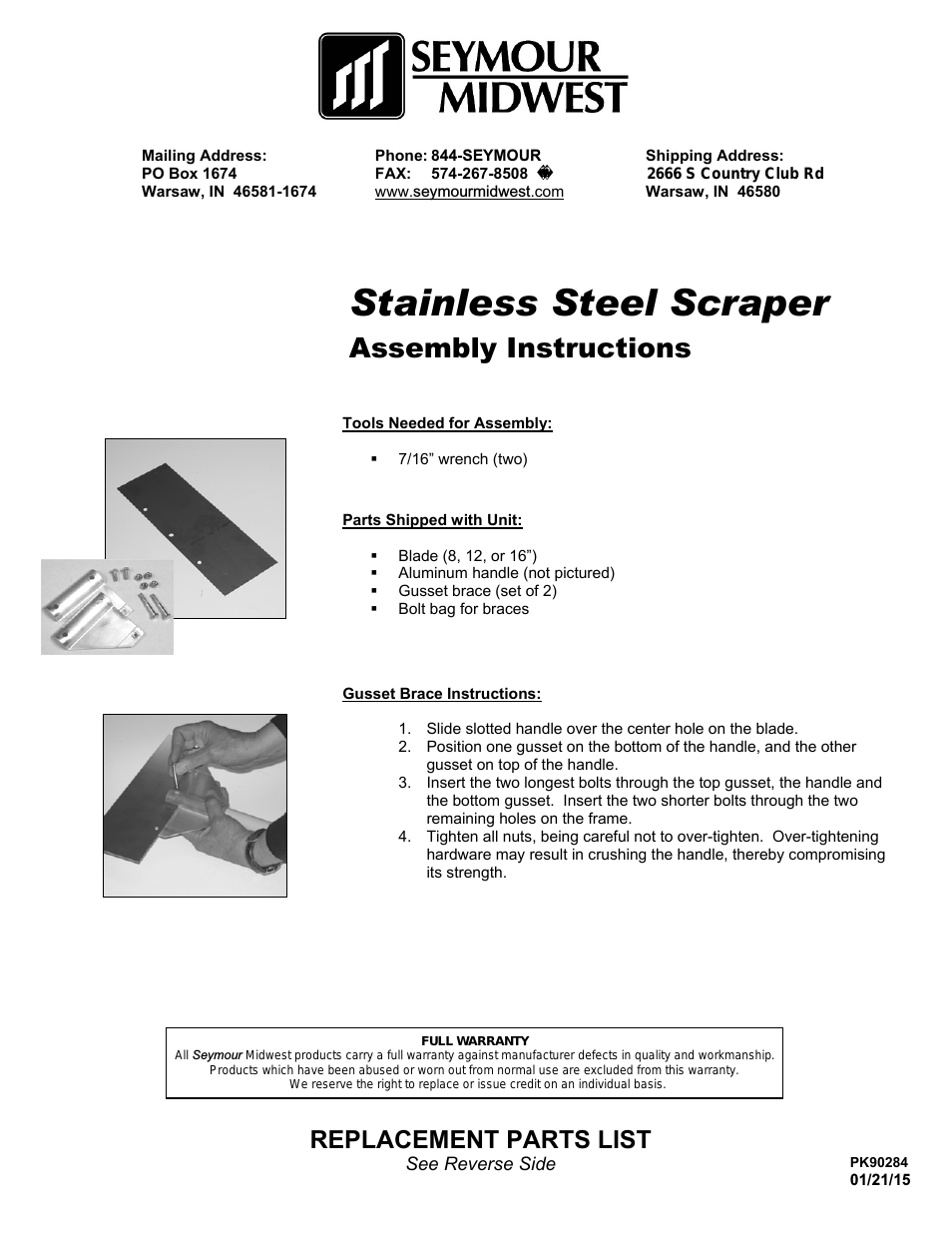 Stainless Steel Scraper(PK90284)