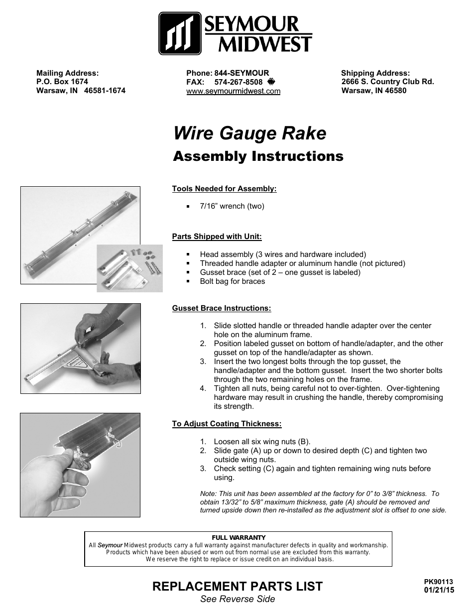 Wire Gauge Rake(PK90113)