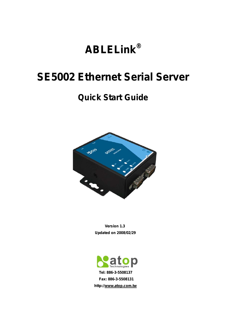 SE5002 Installation Guide