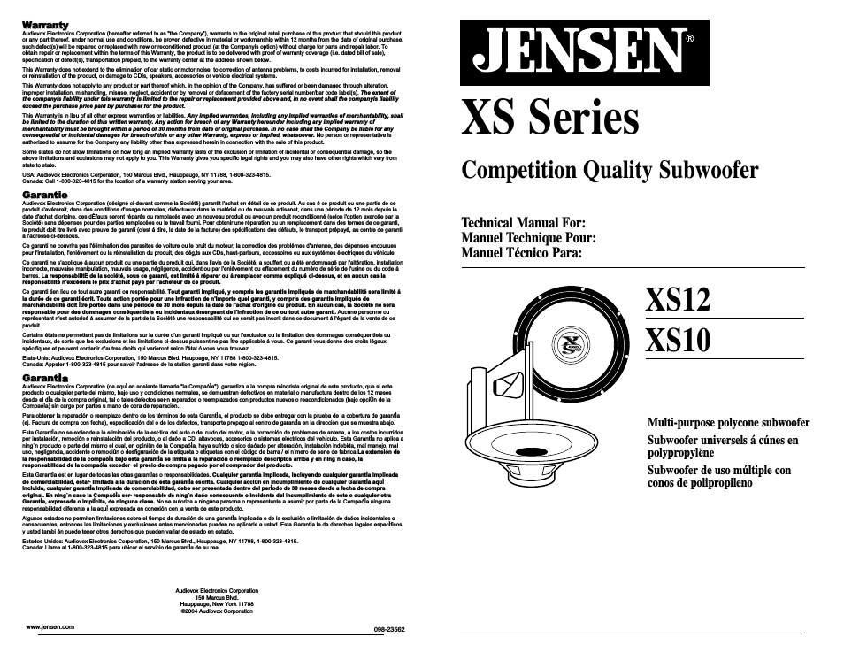 Jensen XS12