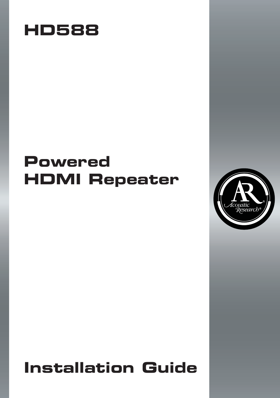 POWERED HDMI REPEATER HD588