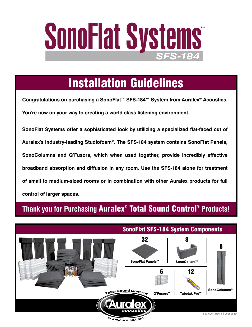 SonoFlat System SFS-184