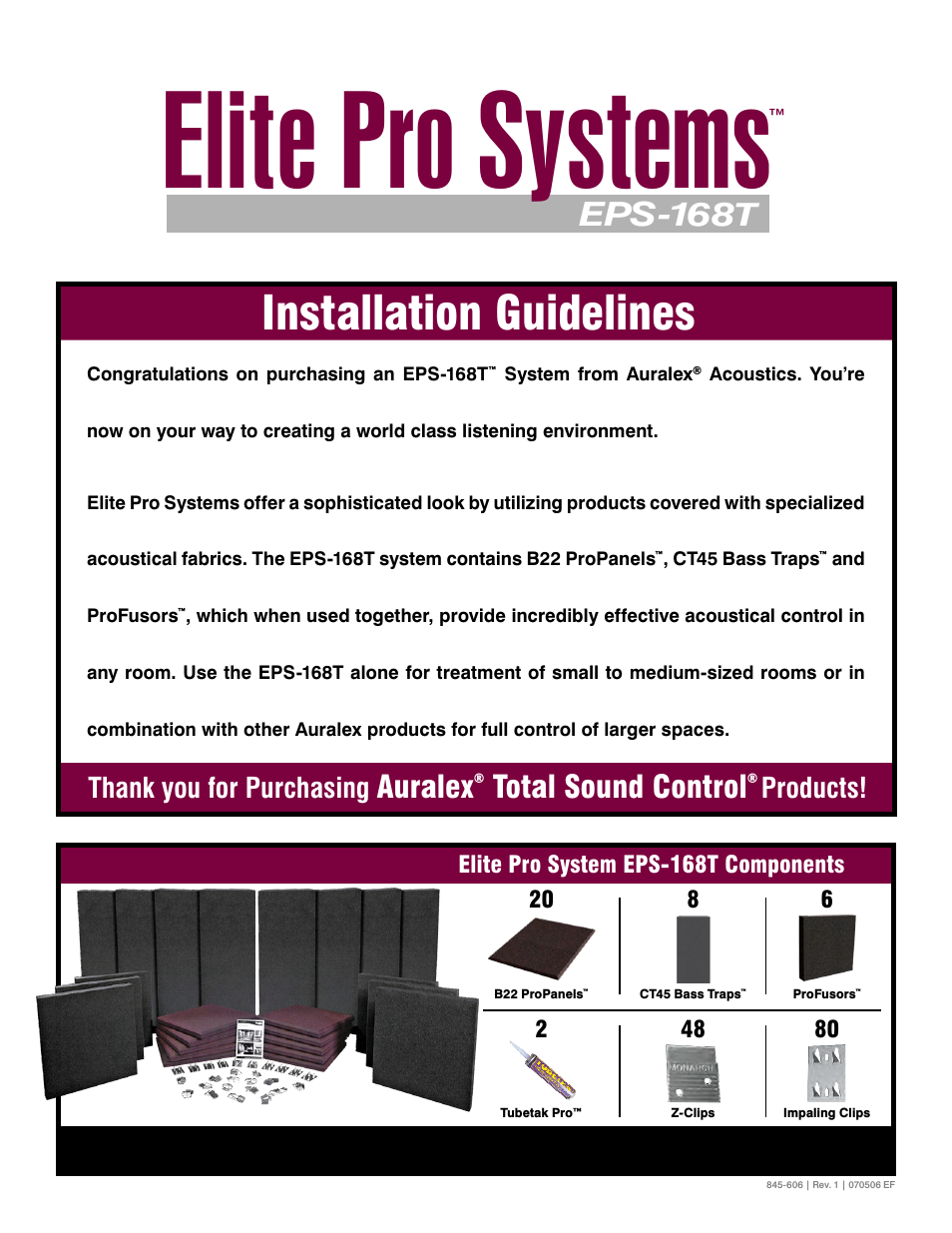 Elite Pro Systems EPS-168T
