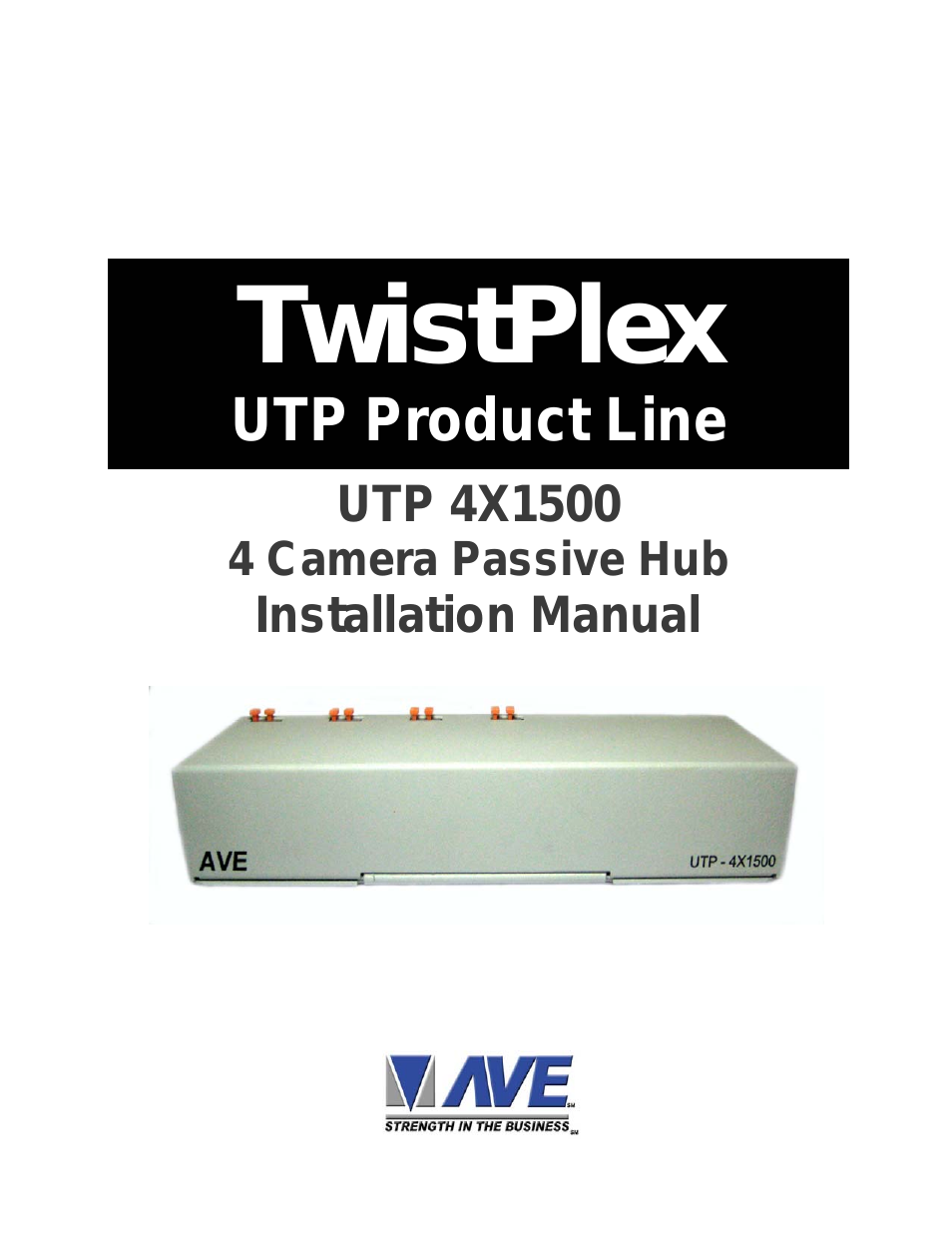 TwistPlex UTP 4X1500
