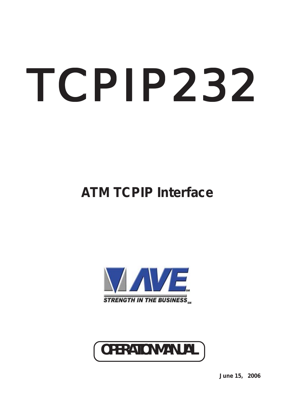 ATM Interface TCPIP232