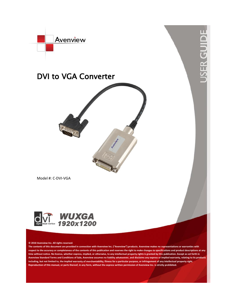 C-DVI-VGA