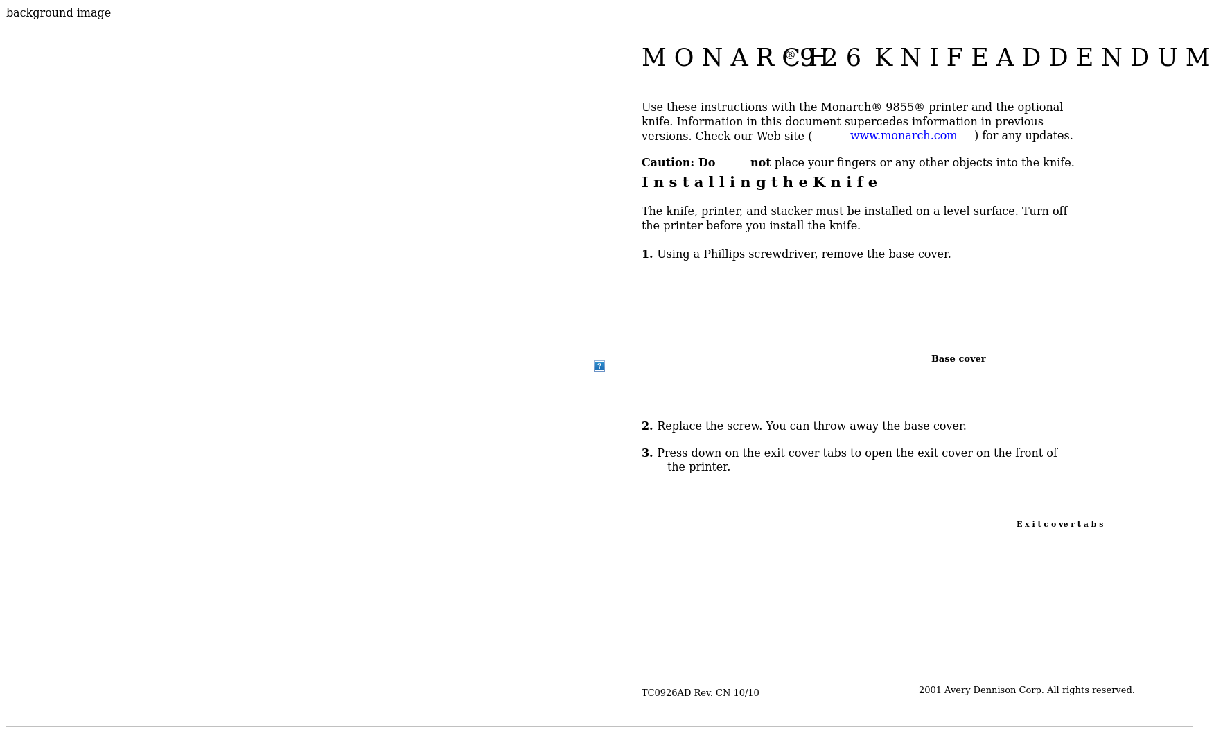 Monarch 926 Knife