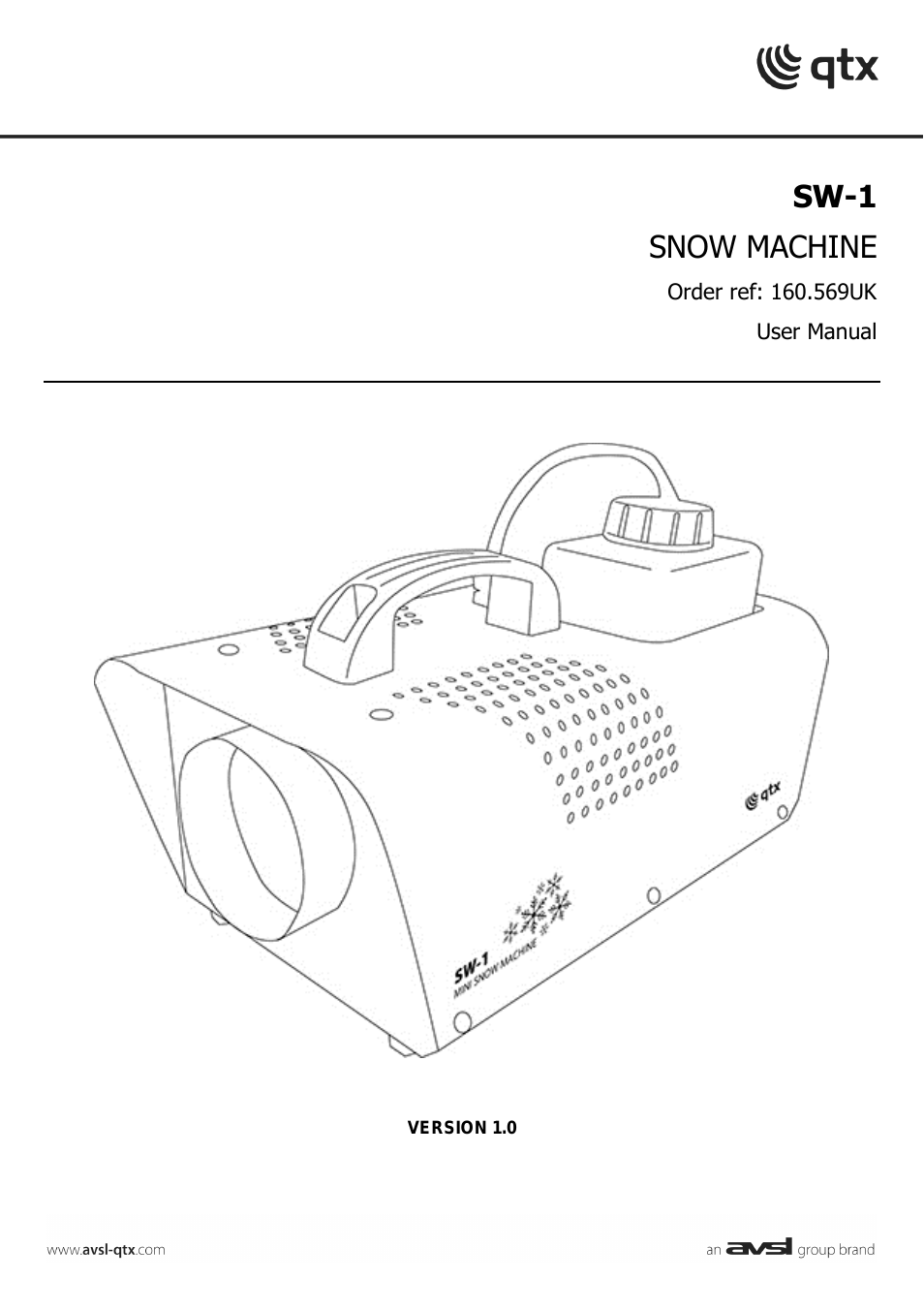 160.569 SW-1 MINI SNOW MACHINE