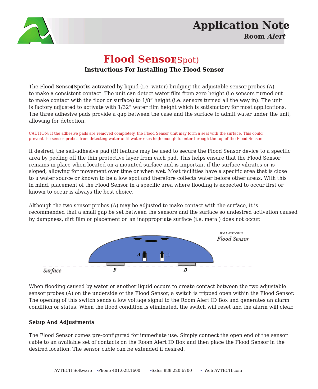 Flood Sensor (Spot) (RMA-FS2-SEN)