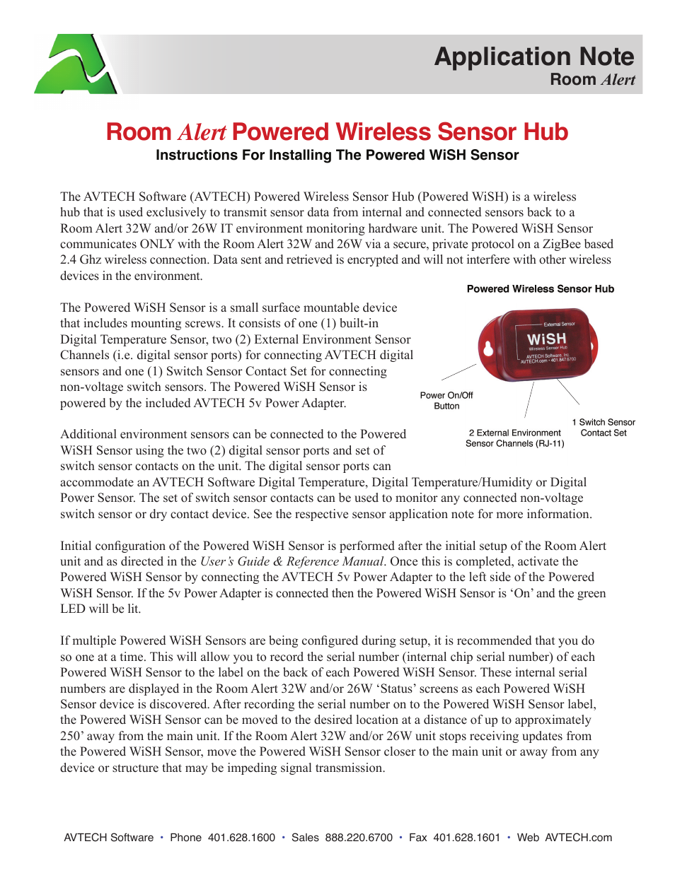 Wireless Sensor Hub (RAW-PWSH-HUB)