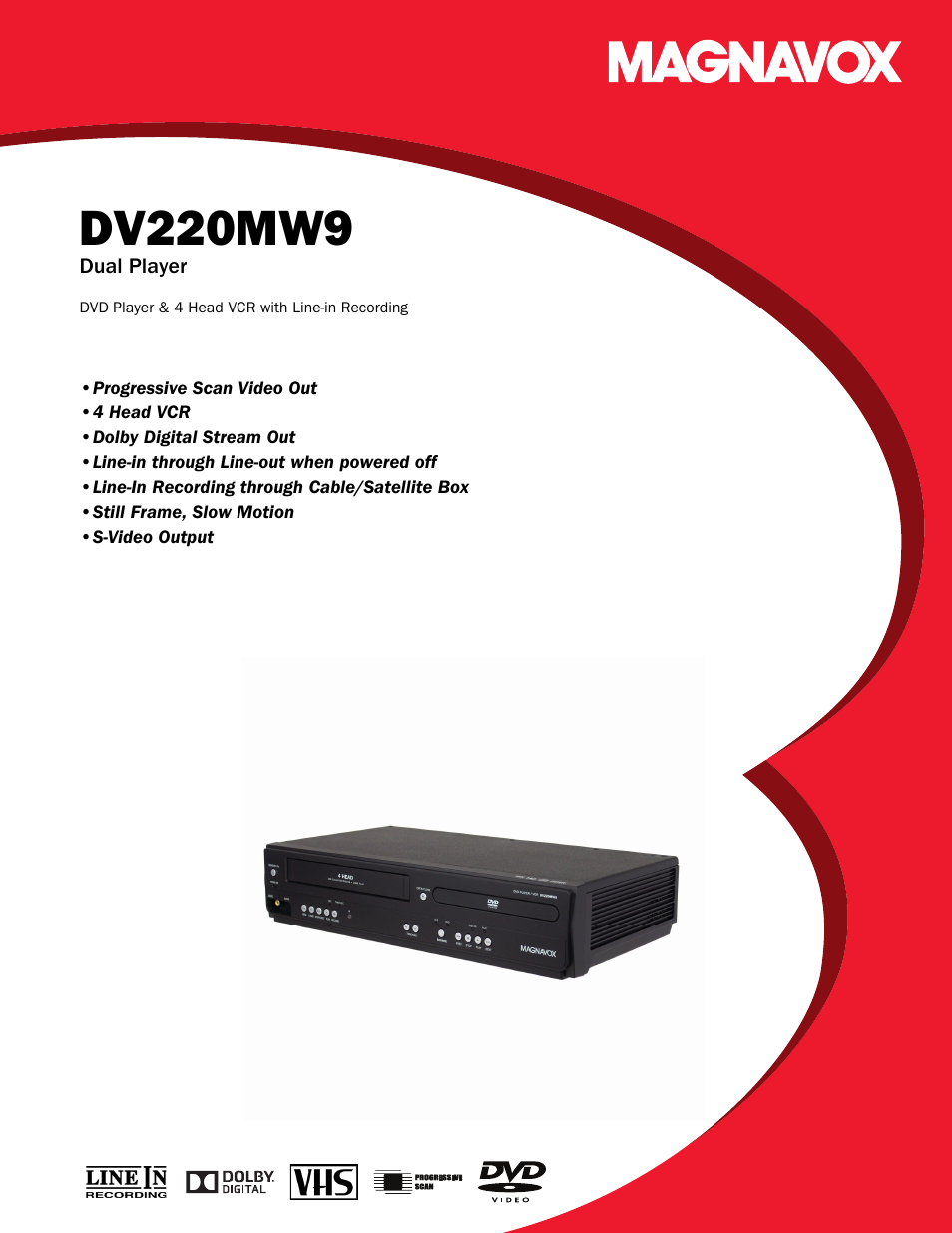 Dvd/ Vcr Player DV220MW9