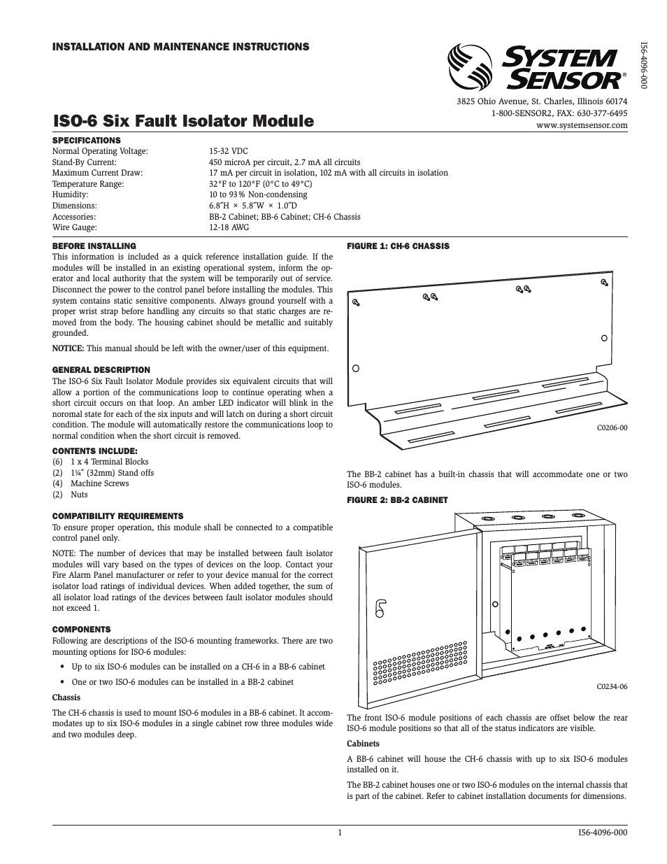 ISO-6 - Six Fault Isolator Module