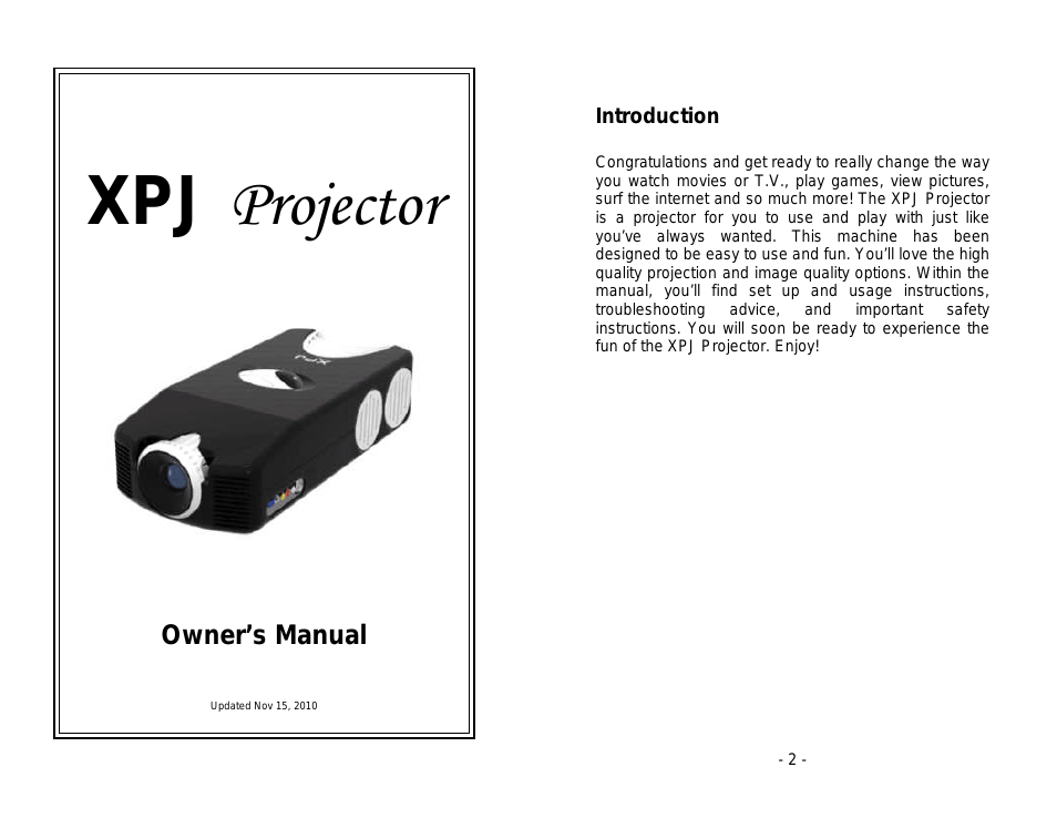 XPJ Projector