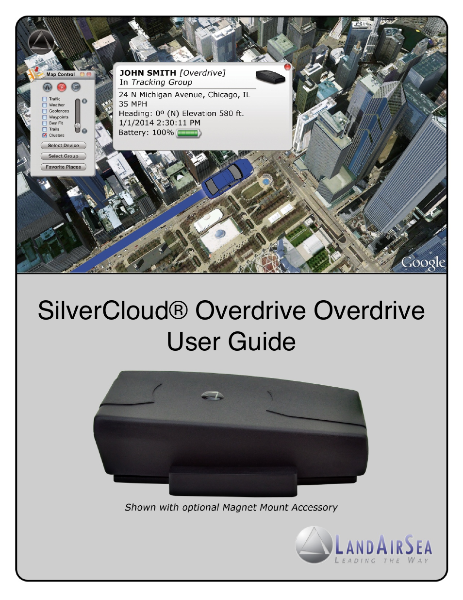 SilverCloud Overdrive Live GPS Tracker