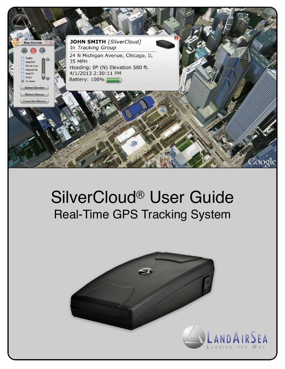SilverCloud Rear-Time GPS Tracker