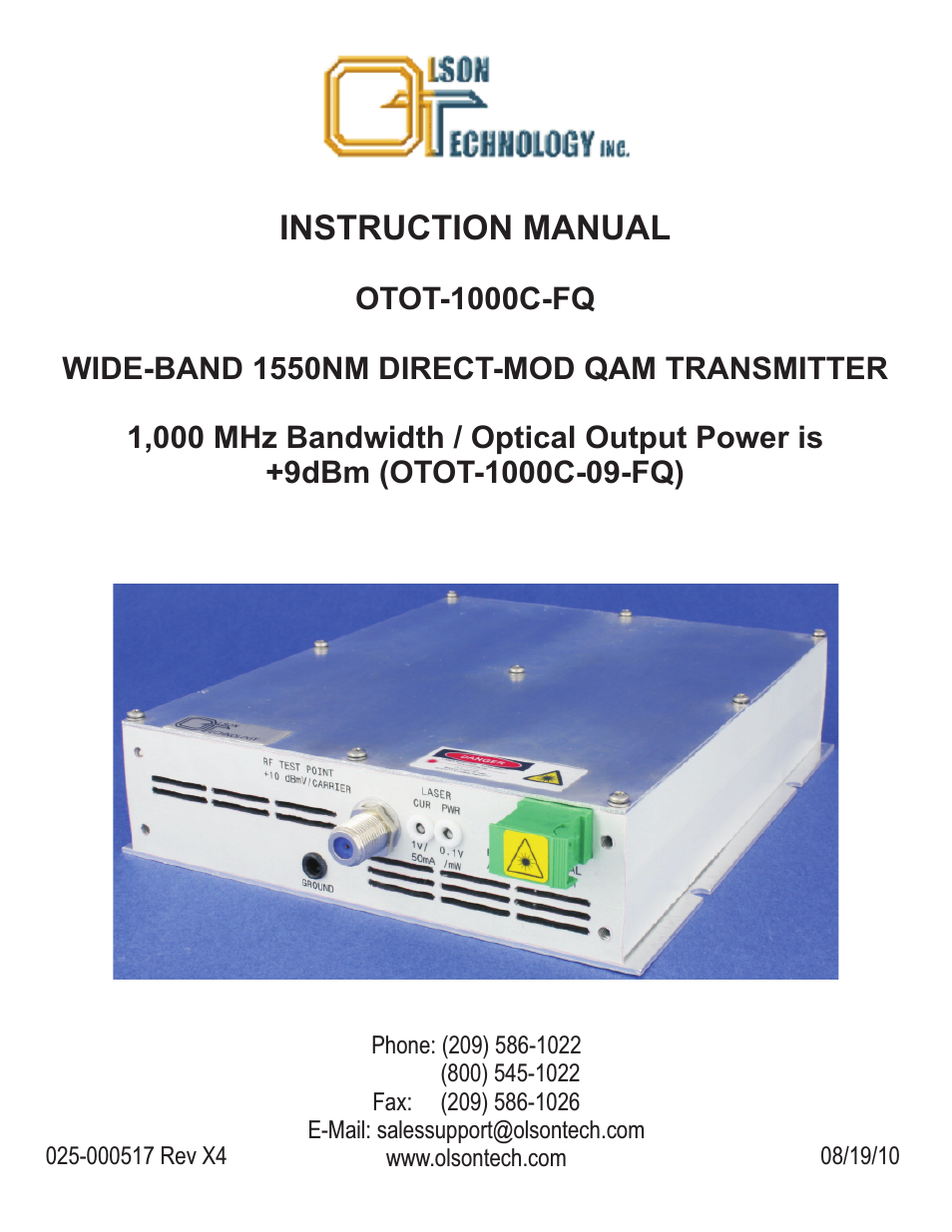 OTOT-1000C-9-FQ