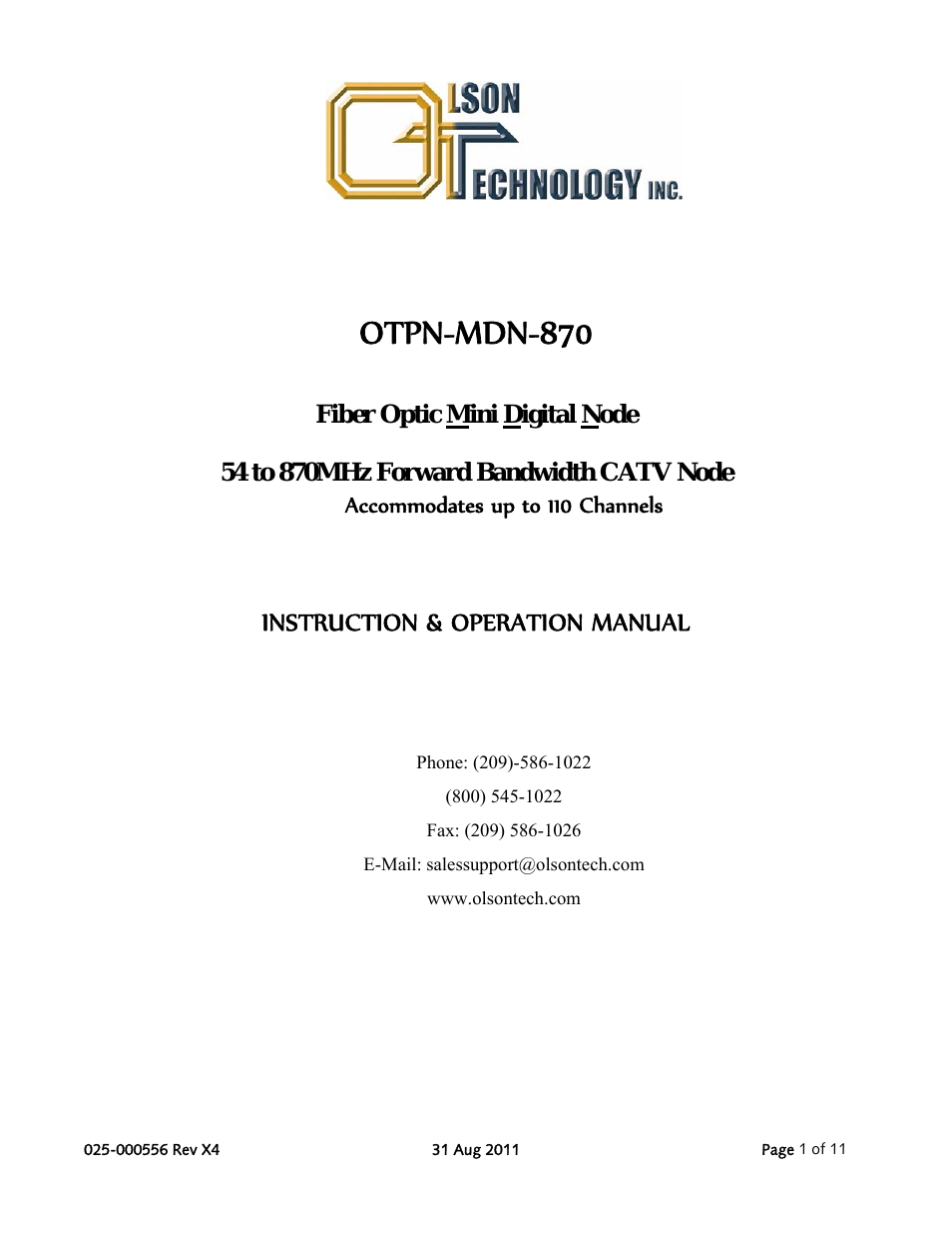 OTPN-MDN-870